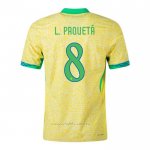 Camiseta Brasil Jugador L.Paqueta Primera 2024