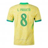 Camiseta Brasil Jugador L.Paqueta Primera 2024