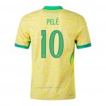 Camiseta Brasil Jugador Pele Primera 2024
