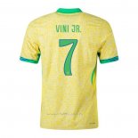 Camiseta Brasil Jugador Vini JR. Primera 2024