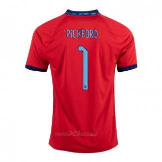 Camiseta Inglaterra Jugador Pickford Segunda 2022