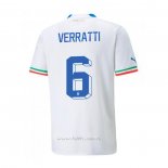 Camiseta Italia Jugador Verratti Segunda 2022