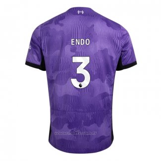 Camiseta Liverpool Jugador Endo Tercera 2023-2024