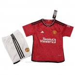 Camiseta Manchester United Primera Nino 2023-2024