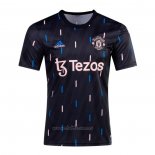 Camiseta Pre Partido del Manchester United 2022 Negro