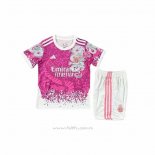 Camiseta Real Madrid Dragon Nino 2025-2026 Rosa