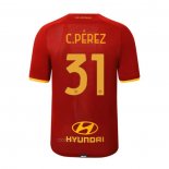 Camiseta Roma Jugador C.Perez Primera 2021-2022