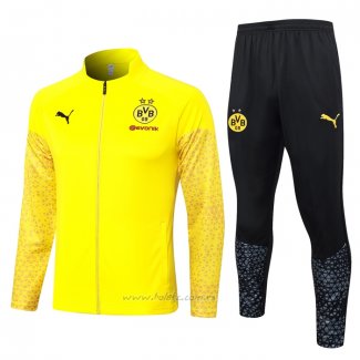 Chandal de Chaqueta del Borussia Dortmund 2023-2024 Amarillo