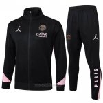 Chandal de Chaqueta del Paris Saint-Germain Jordan Nino 2024-2025 Negro