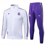Chandal de Chaqueta del Real Madrid Nino 2025-2026 Blanco