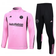 Chandal de Sudadera del Inter Miami Nino 2023-2024 Rosa