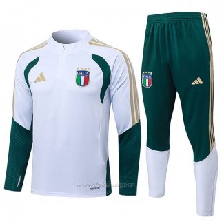 Chandal de Sudadera del Italia 2025-2026 Blanco
