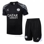 Chandal del Paris Saint-Germain Manga Corta 2025-2026 Negro - Pantalon Corto