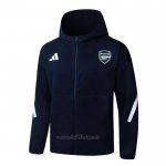 Chaqueta con Capucha del Arsenal 2025-2026 Negro