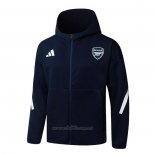 Chaqueta con Capucha del Arsenal 2025-2026 Negro