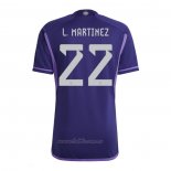 Camiseta Argentina Jugador L.Martinez Segunda 2022