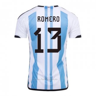 Camiseta Argentina Jugador Romero Primera 2022