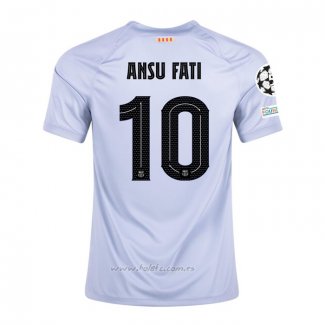 Camiseta Barcelona Jugador Ansu Fati Tercera 2022-2023