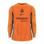 Camiseta Inter Milan Portero Manga Larga 2025-2026 Naranja