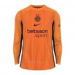 Camiseta Inter Milan Portero Manga Larga 2025-2026 Naranja
