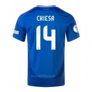 Camiseta Italia Jugador Chiesa Primera 2024-2025