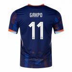 Camiseta Paises Bajos Jugador Gakpo Segunda 2024-2025