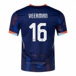 Camiseta Paises Bajos Jugador Veerman Segunda 2024-2025