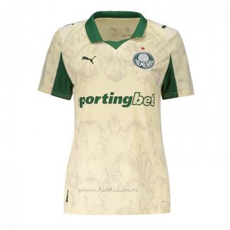 Camiseta Palmeiras Segunda Mujer 2025 Amarillo