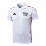 Camiseta Polo del Ajax 2025-2026 Blanco