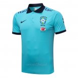 Camiseta Polo del Brasil 2022-2023 Azul