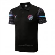 Camiseta Polo del Manchester City 2022-2023 Negro