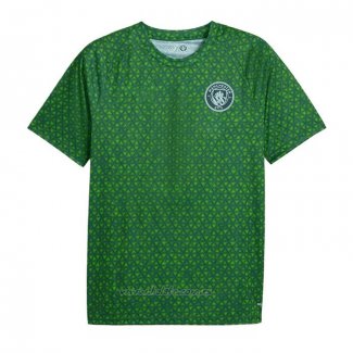Camiseta Pre Partido del Manchester City 2025-2026 Verde