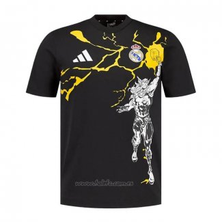 Camiseta Pre Partido del Real Madrid 2025-2026 Negro