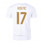 Camiseta Serbia Jugador Kostic Segunda 2022