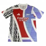 Camiseta de Entrenamiento Arsenal 2024-2025 Rojo Azul