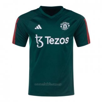 Camiseta de Entrenamiento Manchester United 2023-2024 Verde