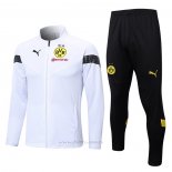 Chandal de Chaqueta del Borussia Dortmund 2022-2023 Blanco