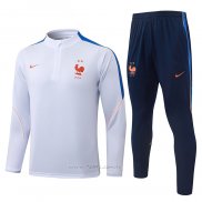 Chandal de Sudadera del Francia Nino 2026-2027 Blanco