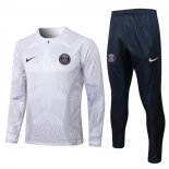 Chandal de Sudadera del Paris Saint-Germain 2022-2023 Blanco