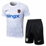 Chandal del Chelsea Manga Corta 2025-2026 Blanco - Pantalon Corto