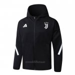 Chaqueta con Capucha del Juventus 2025-2026 Negro