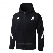 Chaqueta con Capucha del Juventus 2025-2026 Negro