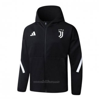 Chaqueta con Capucha del Juventus 2025-2026 Negro