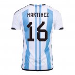 Camiseta Argentina Jugador Martinez Primera 2022
