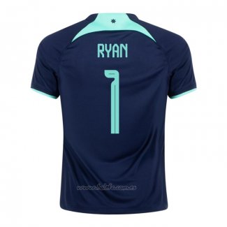 Camiseta Australia Jugador Ryan Segunda 2022