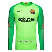 Camiseta Barcelona Portero Manga Larga 2018-2019 Verde