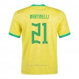 Camiseta Brasil Jugador Martinelli Primera 2022