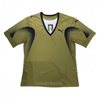 Camiseta Italia Portero Retro 2005-2006 Verde