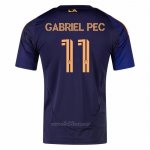 Camiseta Los Angeles Galaxy Jugador Gabriel Pec Segunda 2025