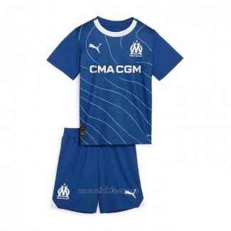 Camiseta Olympique Marsella Segunda Nino 2023-2024